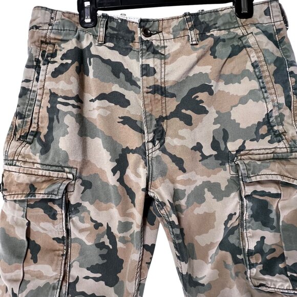 Levis Mens Camo Cargo Pants Relaxed Fit Cotton Blend Durable Casual Wear 32x30 - Picture 3 of 15